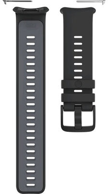 Silikonband Polar Vantage V2, schwarz, vel. S-L