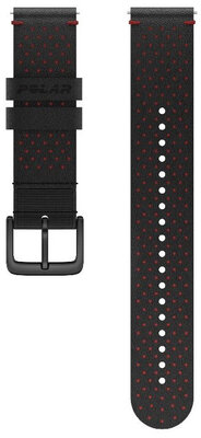 Lederband Polar 20mm, schwarz, vel. M/L, Quick Release