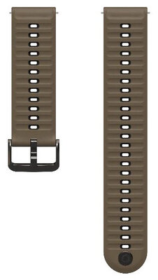 Silikon-Uhrenarmband Coros (für Nomad), braun, Quick Release, verlängerte Länge