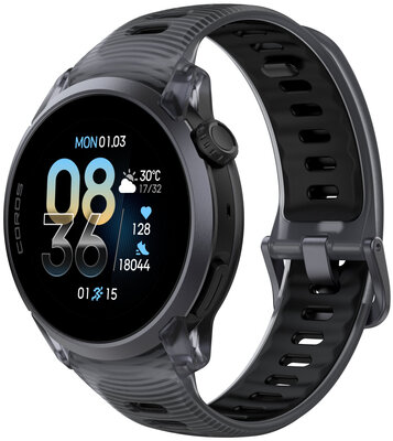 Coros Pace 4 Black Crystal / Silicone Band