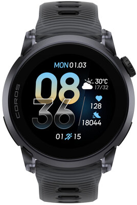 Coros Pace 4 Black Crystal / Silicone Band