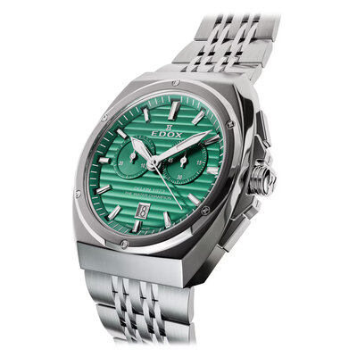 Edox Delfin 1973 Chronograph Quartz 10118-3M-VIN