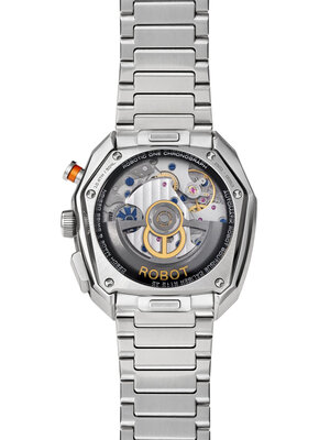 Robot Robotic One Silver 2501ST01 Automatic Chronograph (+ Ersatzband)