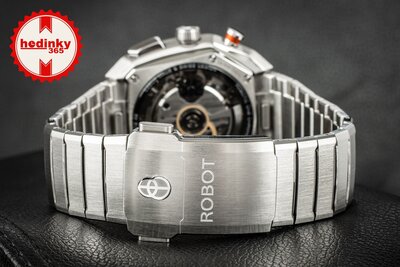 Robot Robotic One Silver 2501ST01 Automatic Chronograph (+ Ersatzband)
