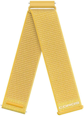 Nylon-Riemen Coros (pro Apex 4 42mm, Pace 4, Pace Pro aj.), Gelb, Quick Release