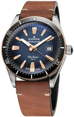 Edox SkyDiver Automatic Date 80126-357RNM-BUIDR Limited Edition (+ Ersatzband)