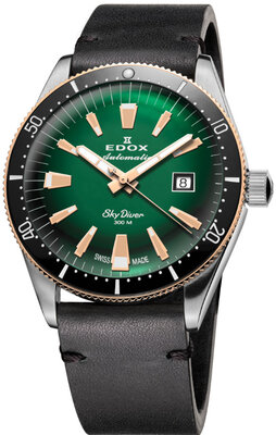 Edox SkyDiver Automatic Date 80126-357RNM-VIR Limited Edition (+ Ersatzband)