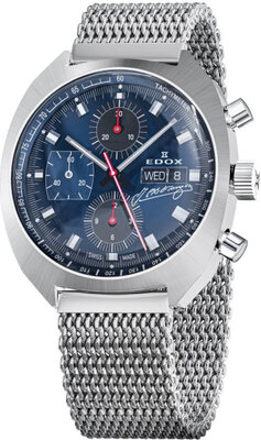 Edox Sportsman Automatic 01132-3BU-BUGN Fangio Limited Edition 115pcs (+ Ersatzband)