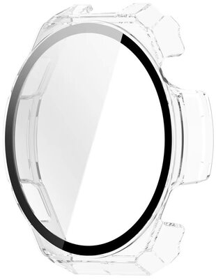 Schutzhülle (pro Amazfit Balance 3), Kunststoff, transparent + Glas
