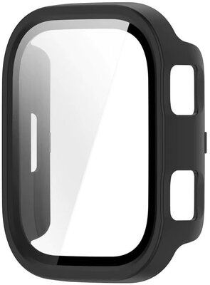 Schutzhülle (pro Amazfit Bip Max), Kunststoff, schwarz + Glas