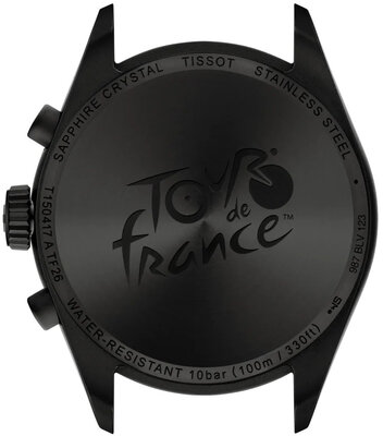 Tissot PR 100 Quartz Chronograph T150.417.37.057.00 Tour de France 2026 (+ Ersatz-Uhrenarmband)