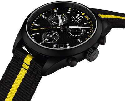 Tissot PR 100 Quartz Chronograph T150.417.37.057.00 Tour de France 2026 (+ Ersatz-Uhrenarmband)