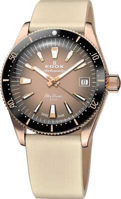 Edox SkyDiver 38 Date Automatic 80131-37rnc-vdbei (+ Ersatzband)