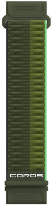 Nylon-Uhrenarmband Coros (für Vertix 2), grün, QuickFit