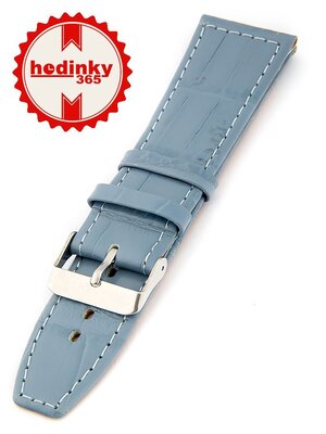 Leder-Uhrenarmband Mavex W-309-J, blau