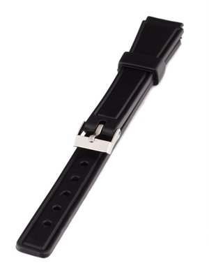 Kunststoff-Uhrenarmband Mavex P018, schwarz