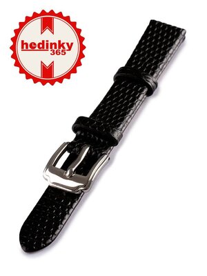 Leder-Uhrenarmband Mavex HYP-02-NERO, schwarz