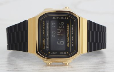 Casio Vintage A168WEGB-1BEF Black & Gold Special Edition