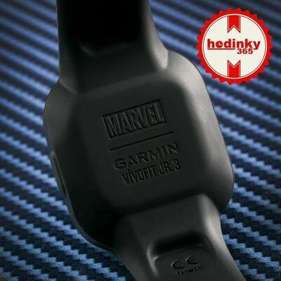 Kunststoff-Uhrenarmband Garmin (für Vívofit junior 3), schwarz, Marvel, Black Panther, 010-12666-40