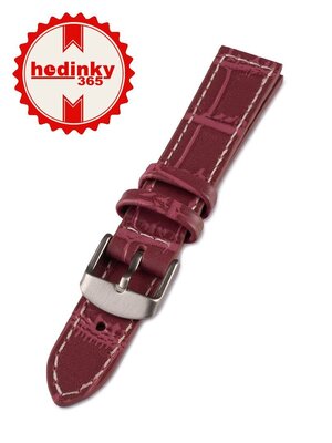 Leder-Uhrenarmband Mavex W-140-F, violett
