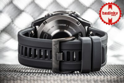 Silikon-Uhrenarmband Ricardo 26mm (für Garmin Fenix 8/7X/6X (51mm), Tactix u.a.), schwarz, QuickFit