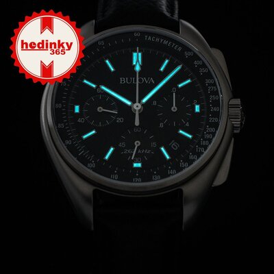 Bulova Lunar Pilot Quartz Chronograph 96B251 Special Edition (+ Ersatz-Uhrenarmband)