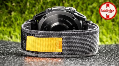 Nylon-Uhrenarmband Ricardo 26mm (für Garmin Fenix 8/7X/6X (51mm), Tactix u. a.), grau V3, QuickFit