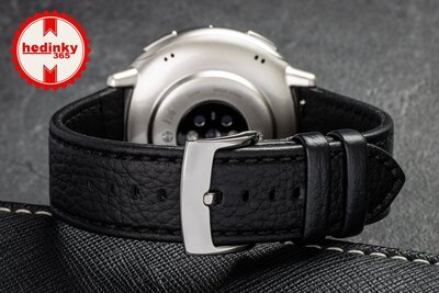 Amazfit Active 2 Premium (Round) schwarzes Leder (+ Ersatzband)